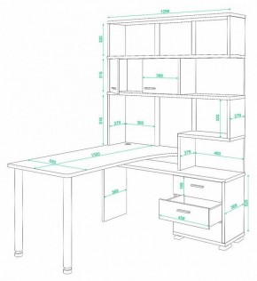Стол компьютерный Домино СР-420/130 в Чебаркуле - chebarkul.mebel24.online | фото 2