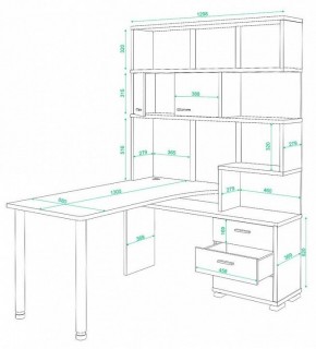 Стол компьютерный Домино СР-420/130 в Чебаркуле - chebarkul.mebel24.online | фото 2