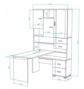 Стол компьютерный Домино СР-620/140 в Чебаркуле - chebarkul.mebel24.online | фото 3