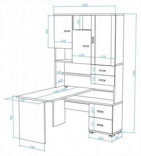 Стол компьютерный Домино СР-620-160 в Чебаркуле - chebarkul.mebel24.online | фото 2