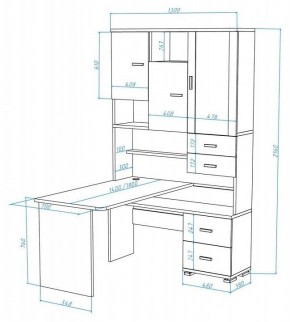 Стол компьютерный Домино СР-620/180 в Чебаркуле - chebarkul.mebel24.online | фото 2