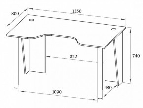 Стол компьютерный КСТ-18 в Чебаркуле - chebarkul.mebel24.online | фото 2