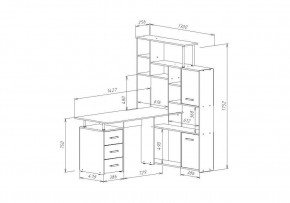 Компьютерный стол КС15 в Чебаркуле - chebarkul.mebel24.online | фото