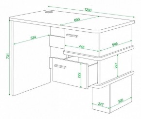 Стол письменный Домино СД-15С в Чебаркуле - chebarkul.mebel24.online | фото 4