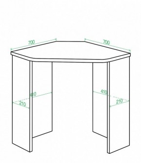 Стол письменный Нельсон Lite СКЛ-Угл70 в Чебаркуле - chebarkul.mebel24.online | фото 2