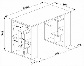 Стол письменный СПм-15 в Чебаркуле - chebarkul.mebel24.online | фото 2