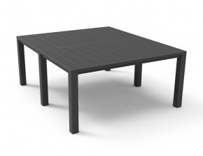 Стол раскладной Джули (Julie Double table 2 configurations) Графит в Чебаркуле - chebarkul.mebel24.online | фото 3