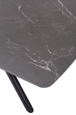 Стол RIVOLI 140 MATT BLACK MARBLE SOLID CERAMIC / BLACK, ®DISAUR в Чебаркуле - chebarkul.mebel24.online | фото 10