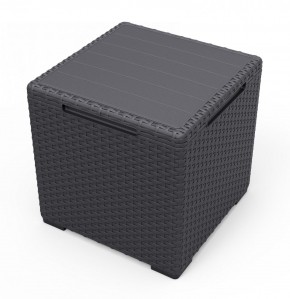 Стол с функцией хранения Виго (Vigo storage box) графит в Чебаркуле - chebarkul.mebel24.online | фото 2