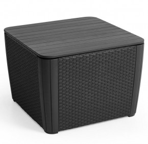 Стол-сундук Лузон Плюс (Luzon Plus Flat Wicker), графит в Чебаркуле - chebarkul.mebel24.online | фото 3