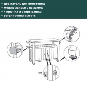 Столик для барбекю 207 Л (Unity XL 207L) в Чебаркуле - chebarkul.mebel24.online | фото 9