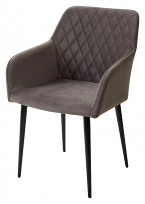 Стул BRANDY-X ГРАФИТ #14, велюр / черный каркас М-City в Чебаркуле - chebarkul.mebel24.online | фото 1