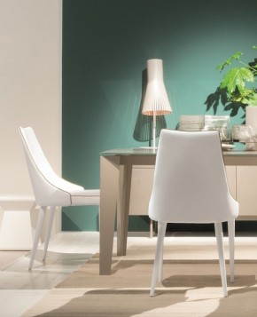 Стул CLARA 40.11 (TR505 white with sand cordonet, экокожа) в Чебаркуле - chebarkul.mebel24.online | фото 3