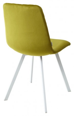 Стул DAIQUIRI BLUVEL-75 OLIVA / белый каркас, велюр М-City в Чебаркуле - chebarkul.mebel24.online | фото 2