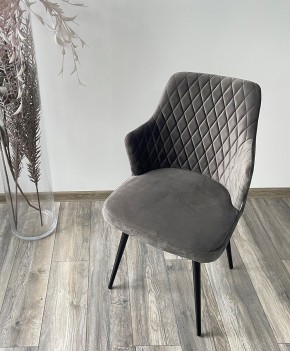Стул HERMAN 360 град. ГРАФИТ #14, велюр / черный каркас М-City в Чебаркуле - chebarkul.mebel24.online | фото 3
