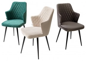 Стул HERMAN 360 град. ГРАФИТ #14, велюр / черный каркас М-City в Чебаркуле - chebarkul.mebel24.online | фото 7