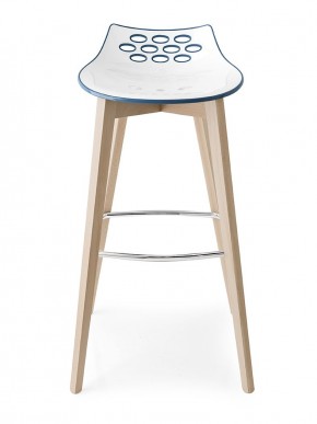 Стул JAM W CB/1487, ash.P12 smoke/ P799-P12P WHITE/ GLOSSY SKY BLUE в Чебаркуле - chebarkul.mebel24.online | фото