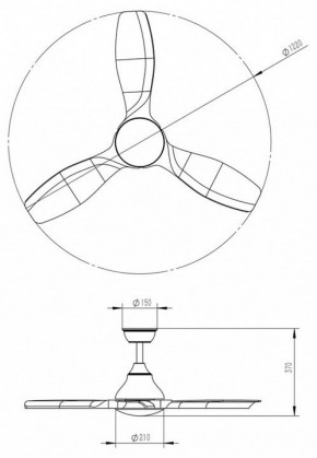 Светильник с вентилятором Sonex VIVA LED 7702/24L в Чебаркуле - chebarkul.mebel24.online | фото 5