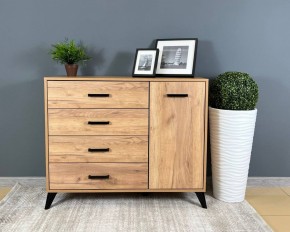 СВЕТЛАНА LOFT Комод-тумба  (дуб золотой) в Чебаркуле - chebarkul.mebel24.online | фото