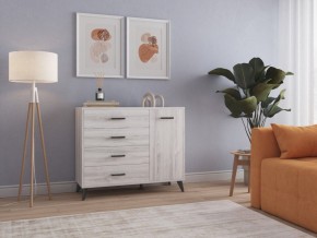 СВЕТЛАНА LOFT Комод-тумба (сосна белая loft) в Чебаркуле - chebarkul.mebel24.online | фото 3