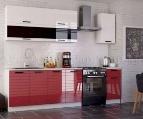 ТЕХНО-3 Кухонный гарнитур 2,0 м Компоновка №2 в Чебаркуле - chebarkul.mebel24.online | фото 2