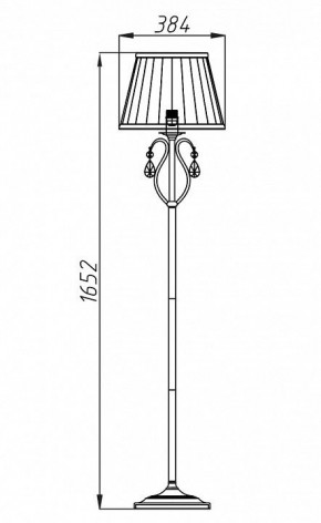 Торшер Maytoni Brionia ARM172-11-G в Чебаркуле - chebarkul.mebel24.online | фото 2