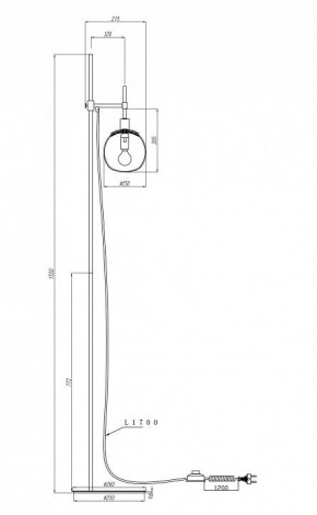 Торшер Maytoni Erich MOD221-FL-01-N в Чебаркуле - chebarkul.mebel24.online | фото 3