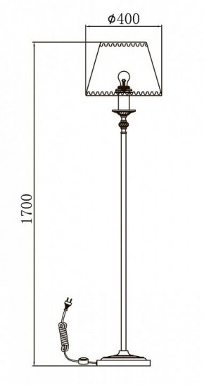 Торшер Maytoni Soffia RC093-FL-01-R в Чебаркуле - chebarkul.mebel24.online | фото 3