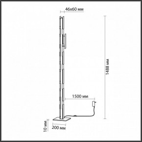 Торшер Odeon Light Fierro 4991/36FL в Чебаркуле - chebarkul.mebel24.online | фото 4