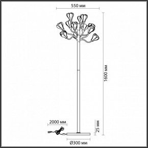 Торшер Odeon Light Gardi 5090/12F в Чебаркуле - chebarkul.mebel24.online | фото 5