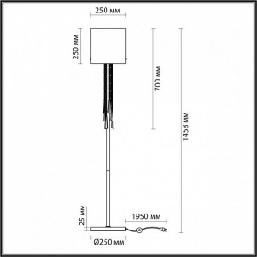 Торшер Odeon Light Nicole 4890/1F в Чебаркуле - chebarkul.mebel24.online | фото 4