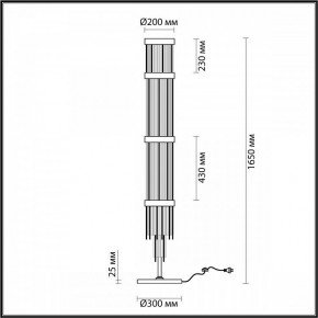 Торшер Odeon Light York 4788/12F в Чебаркуле - chebarkul.mebel24.online | фото 3