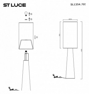 Торшер ST-Luce Jackie SL1354.705.01 в Чебаркуле - chebarkul.mebel24.online | фото 5