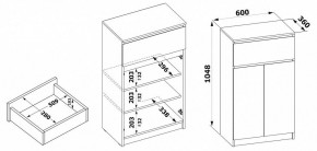 Тумба для обуви ТП-12 в Чебаркуле - chebarkul.mebel24.online | фото 4