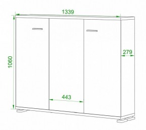 Тумба Домино нельсон ПУ-60-4 в Чебаркуле - chebarkul.mebel24.online | фото 2