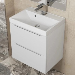 Тумба под раковину Uperwood Tanos 50 см, подвесная, белая матовая в Чебаркуле - chebarkul.mebel24.online | фото 11