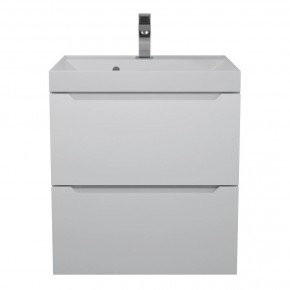 Тумба под раковину Uperwood Tanos 50 см, подвесная, белая матовая в Чебаркуле - chebarkul.mebel24.online | фото 7