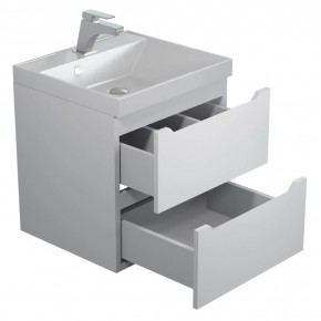 Тумба под раковину Uperwood Tanos 50 см, подвесная, белая матовая в Чебаркуле - chebarkul.mebel24.online | фото 8