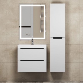 Тумба под раковину Uperwood Tanos 60 см, подвесная, белая/графит в Чебаркуле - chebarkul.mebel24.online | фото 13