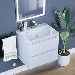 Тумба под раковину Uperwood Tanos 60 см, подвесная, белая матовая в Чебаркуле - chebarkul.mebel24.online | фото 8