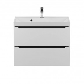 Тумба под раковину Uperwood Tanos 70 см, подвесная, белая/графит в Чебаркуле - chebarkul.mebel24.online | фото 8