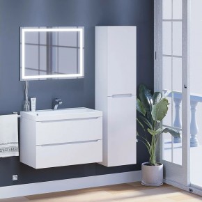 Тумба под раковину Uperwood Tanos 80 см, подвесная, белая матовая в Чебаркуле - chebarkul.mebel24.online | фото 11