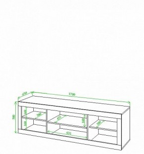 Тумба под ТВ Toivo Кон170 в Чебаркуле - chebarkul.mebel24.online | фото 2