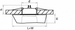 Встраиваемый светильник Lightstar Flutto 006430 в Чебаркуле - chebarkul.mebel24.online | фото 3